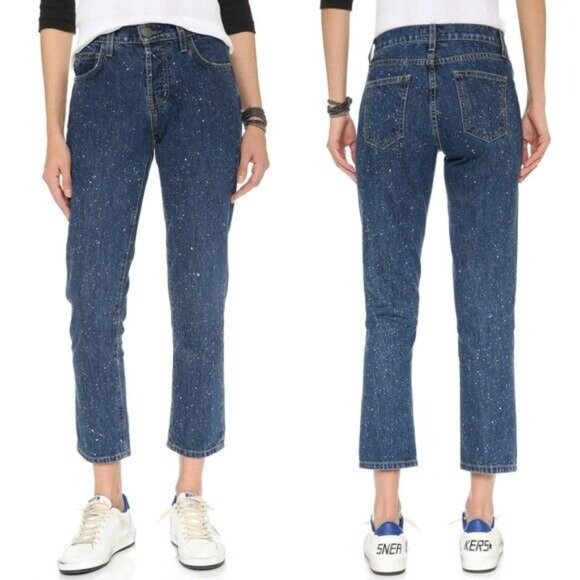 Current Elliott Jeans The Fling Blue White Constellation Relaxed - Picture 2 of 11